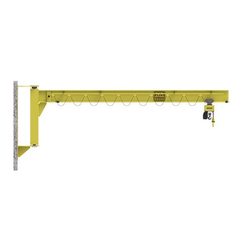 Wall-mounted jib crane 180°lifting