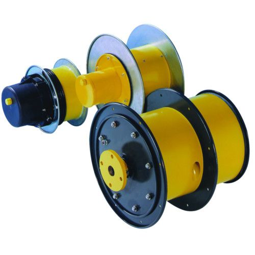 Cable reel motorizedspring rewindfixed