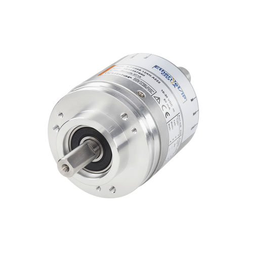 Абсолютный датчик угла поворота Sendix F5858оптический со цельным валом, однооборотный