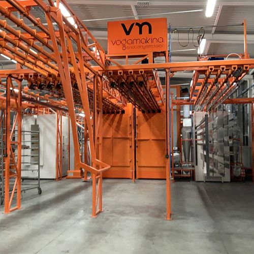 Automatic powder coating line TRANSFER-AUTO