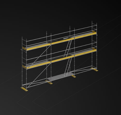 Стационарные леса SLV-Mmodularfacade