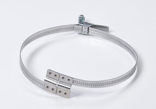 Stainless steel hose clamp DOPPIO PONTE W2worm-driveband