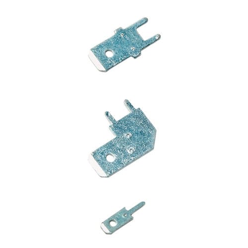 Flat solder terminal 12523non-insulatedtinbrass