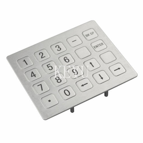 POS-клавиатура KY2122-320-крепление на клавиатуре, матовая нержавеющая сталь