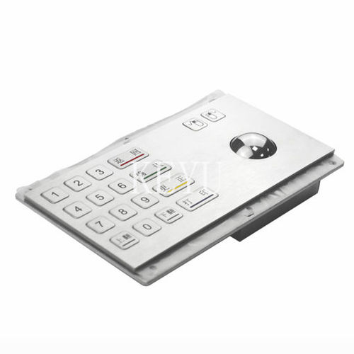 Клавиатура с трекболом KY-PC-VE16-клавишная с 2-мя клавишами мыши для крепления на панели