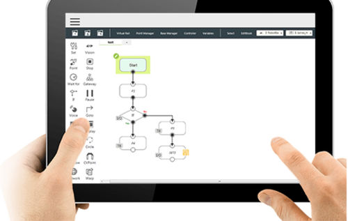 Programming software TMflowinterfacecontroltraining