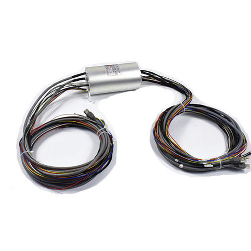 Контактное кольцо Gigabit Ethernet ECN025-10P2-04S-02EGсквозноедля морского применениядля видеонаблюдения HD