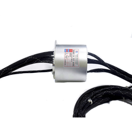 Hollow-shaft slip ring ECN055-05P2-14S-JZfor measurement instrumentsmetalflange