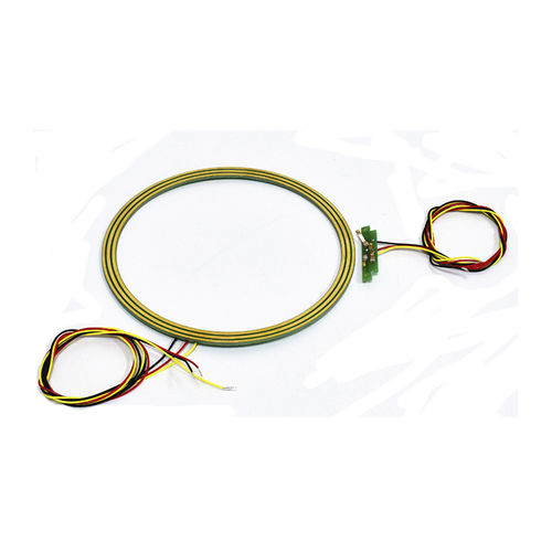 Pancake type slip ring PSCN100-03S for military applicationsfor automobilesgold