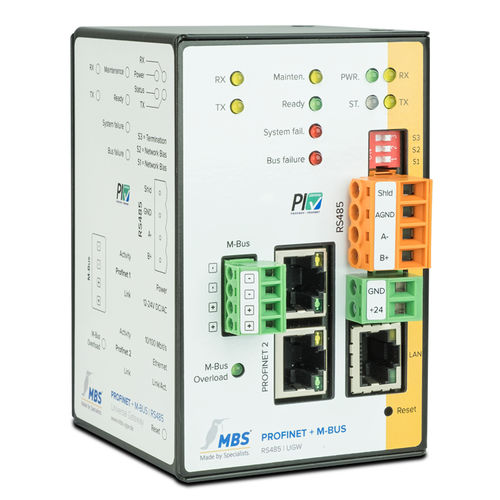 Шлюз M-Bus PROFINET + M-BusкоммуникацияRS-485RS-232