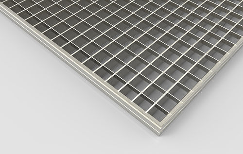 Pressed grating RRaluminumsteelinox