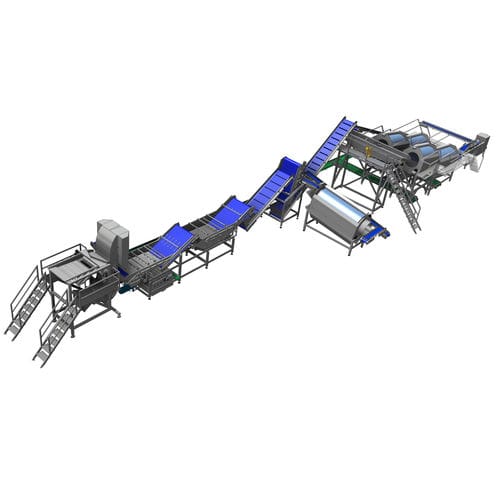 Green bean processing line