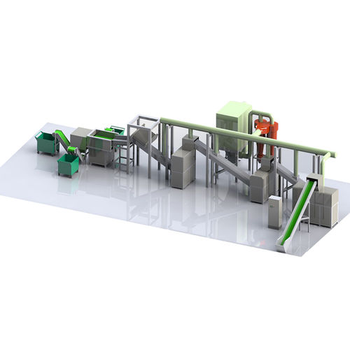 Printer toner recycling line T1000
