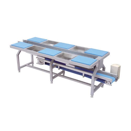 Vegetable inspection table