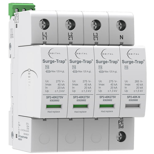 Ограничитель перенапряжения класса IEC 2 OSPD-1Aкласса IEC 32-полюсный DIN-рейка