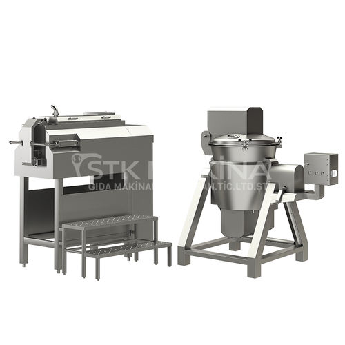 Dry industrial cooker steamfor cheese