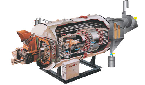 Superheated steam boiler coalhorizontal