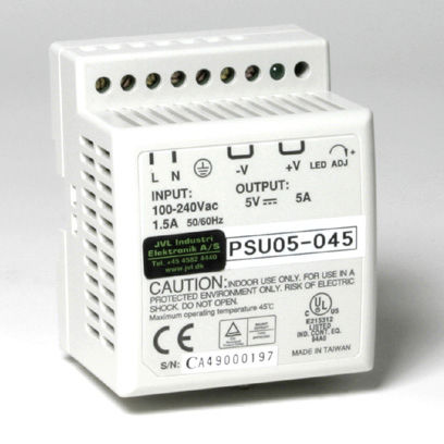 Источник питания переменного/постоянного тока PSU05-045, импульсный, постоянный ток, DIN-рейка