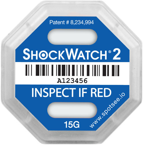 Impact indicator ShockWatch 2labelfor logisticsfor medical applications