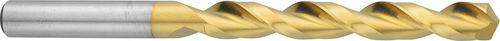 Solid drill bit CL 109 tinfor steelHSS/HSCOcoated