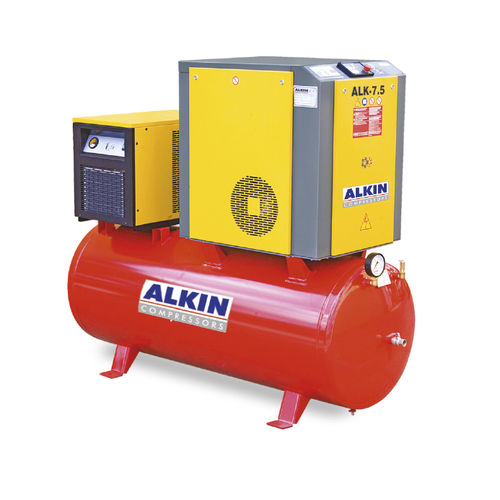 Tank-mounted compressor ALK DK Seriesscrewairelectrically-powered