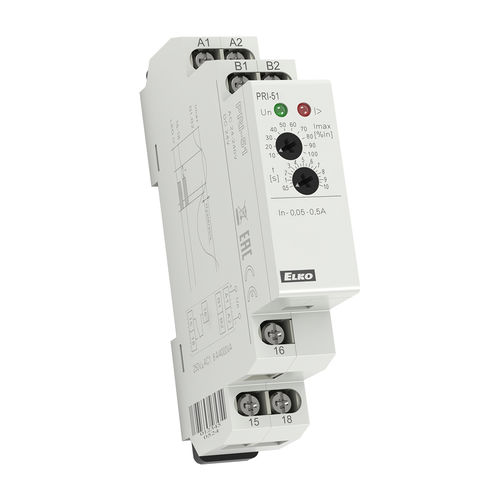 Реле контроля тока PRI-511 NO/NCACоднофазное