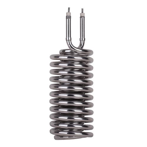 Tubular heating element inoxaluminumcopper