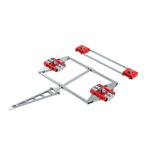 Передвижные коньки для тяжелых грузов ECO-Skate ISOCON ICXN40D + ICXN40S 80totransportдля контейнеровс 4-точечной опорой