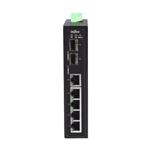 Неуправляемый коммутатор Ethernet RPT-1007-2F-X4 Порты 10/100BaseT(X)7Дин-рейка