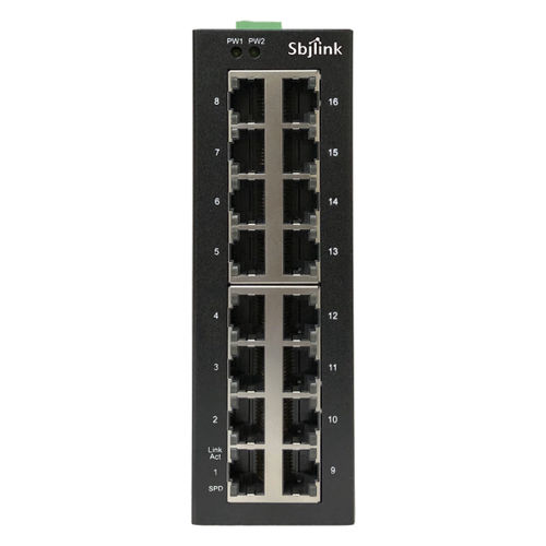 Неуправляемый коммутатор Ethernet RPT-1016G-X216 портыгигабитный EthernetDIN-рейка