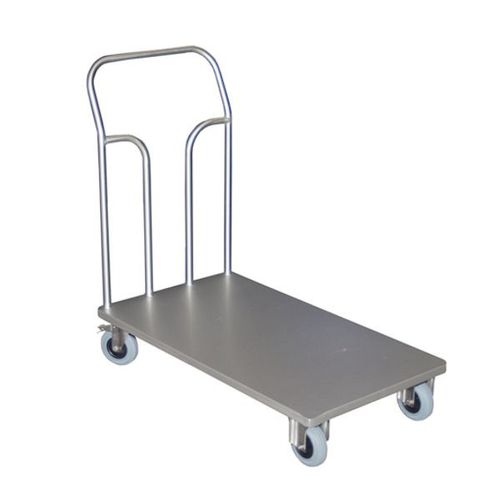 Transport trolley stainless steelplatformfor the food industry