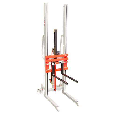 Manual stacker truck LEV300semi-electricwalk-behindfor drums