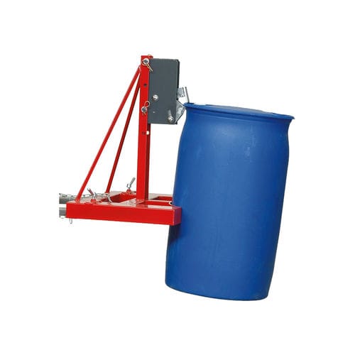 Plastic drum materials handling clamp