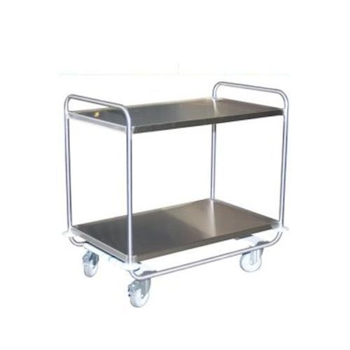 Transport trolley stainless steel2 levels3 levels