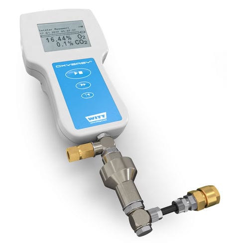 CO2/02 analyzer OXYBABY® M+ Pmonitoringconcentrationpressure