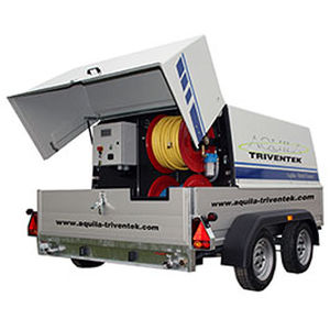 Cold water high-pressure cleaner TD151diesel enginetrailer-mountwith tank