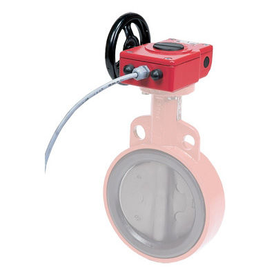 Manual valve actuator 232LX quarter-turnworm gearaluminum