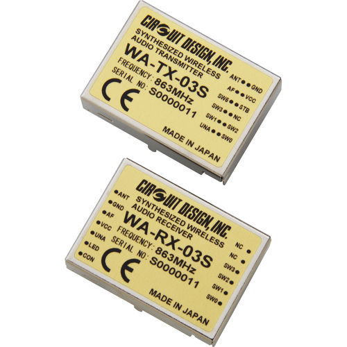 Аудио трансивер WA-TX-03S, WA-RX-03SUHFмногоканальный маломощный