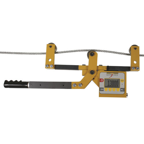 Wire rope tension measuring instrument CTMdigitalelectronicfor cables