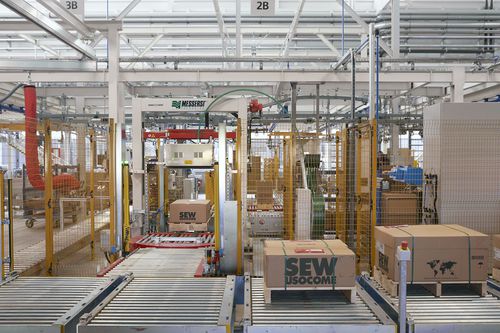 Gearbox packaging line fully-automatic