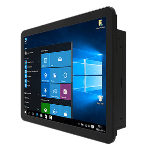 HMI panel PC R12ITWS-MHM2-EXLCDLED backlightPCAP capacitive touch screen