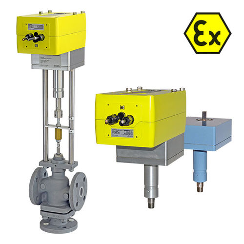 Электрический привод клапана ExMax.. + LINlinearspur gearcompact