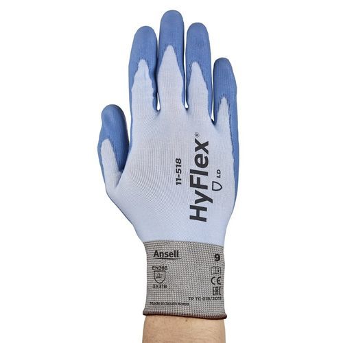 Work safety gloves HyFlex® 11-518for the automotive industryfor the metallurgical industryfor the chemical industry