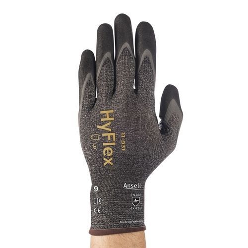 Handling safety gloves HyFlex® 11-931for the automotive industryagriculturefor the metallurgical industry