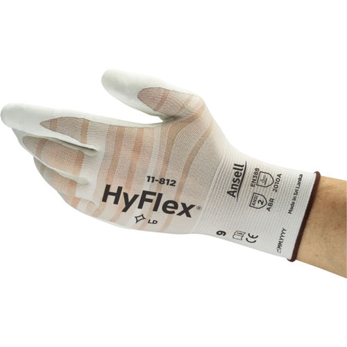 Рабочие защитные перчатки HyFlex® 11-812для автомобильной промышленностидля металлургической промышленностидля химической промышленности