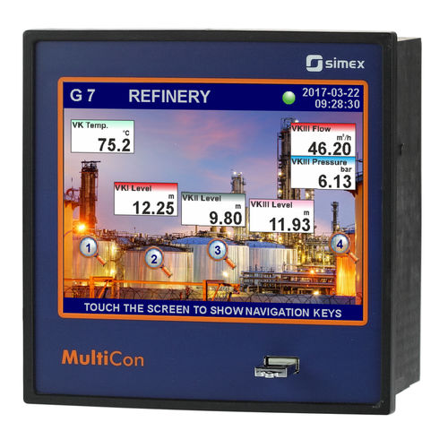 Compact control MultiCon CMC-99with touchscreenair currentconfigurable