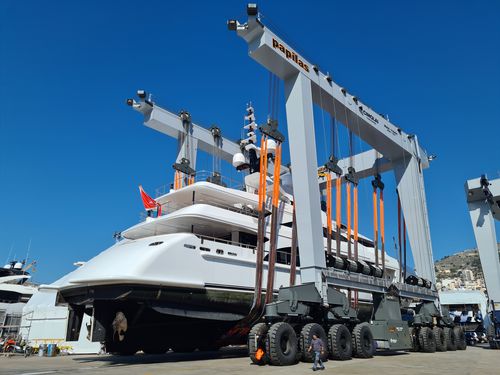 Mobile gantry crane MBH 1150for ship loading