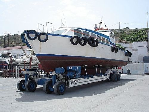 6-axle self-propelled trailer MBT 60t - 9for boats