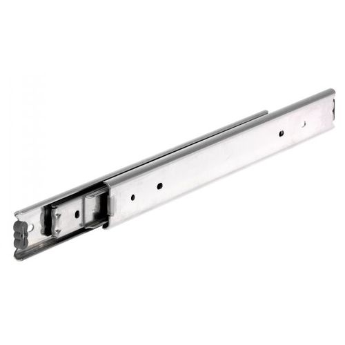 Full-extension slide 39-07telescopiccaged ballstainless steel