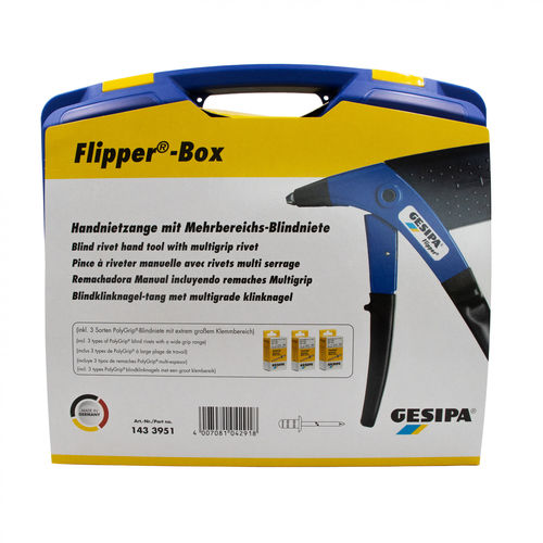 Ручной заклепочник Flipper Box с ручным управлением